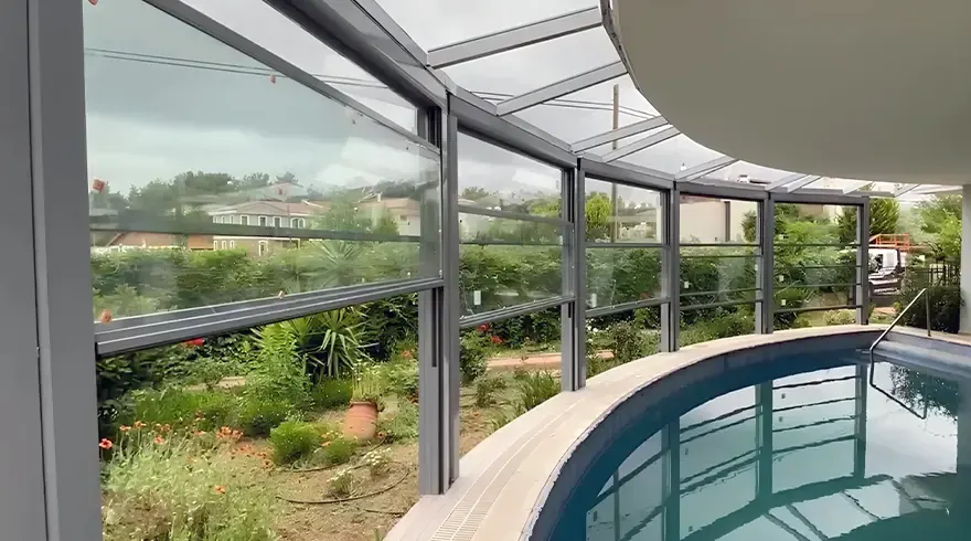 Albert Genau Üstte Toplanır Giyotin Cam Sistemi Vertiflex Up