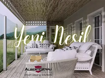 Albert Genau Airflex Rüzgar Kırıcı Cam Sistem