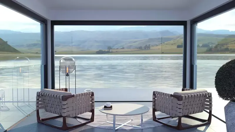 New & Modern Design ALL GLASS Partition